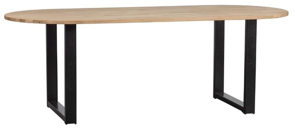 WOOOD Dubový oválný jídelní stůl Cletis 220 x 90 cm II