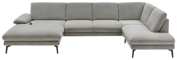 SEDACÍ SOUPRAVA, textil, šedá Dieter Knoll - Sedací soupravy