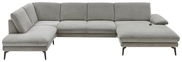 SEDACÍ SOUPRAVA, textil, šedá Dieter Knoll - Sedací soupravy