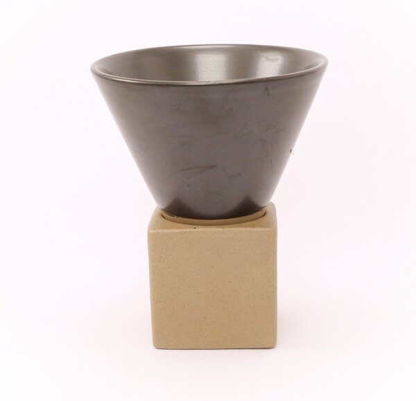 Penerini coffee Trychtýř - Keramický šálek - černý trychtýř 150 ml