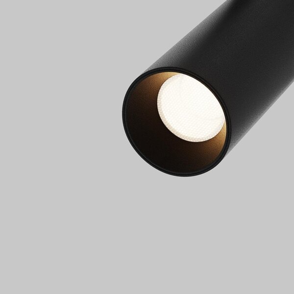 M TR032-2-5W3K-S-B Svítidlo pro kolejnicový systém Focus LED 3000K 5W 350lm černý hliník teplá bílá nízké odlesky Exility - MAYTONI