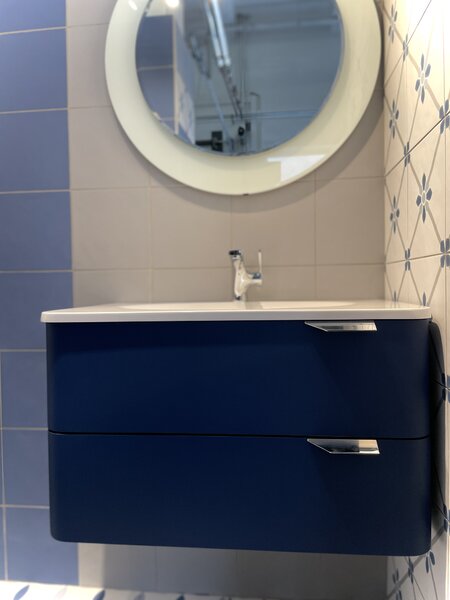 Lavedo Velluto Blue 80 koupelnová skříňka s umyvadlem
