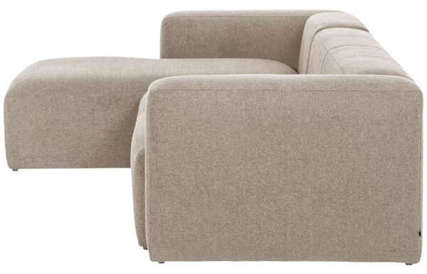 Kave Home Rohová pohovka Blok 300 cm, levá