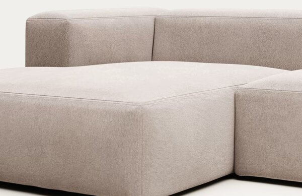 Kave Home Rohová pohovka Blok 300 cm, levá