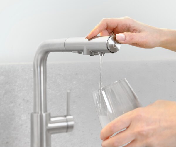 KFA Armatura Duero Pure Basic kuchyňská baterie s filtrem stojící inox 6623-112-22