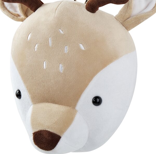 Nástěnná dekorace pro děti Jelen BAMBI 30 cm Béžová