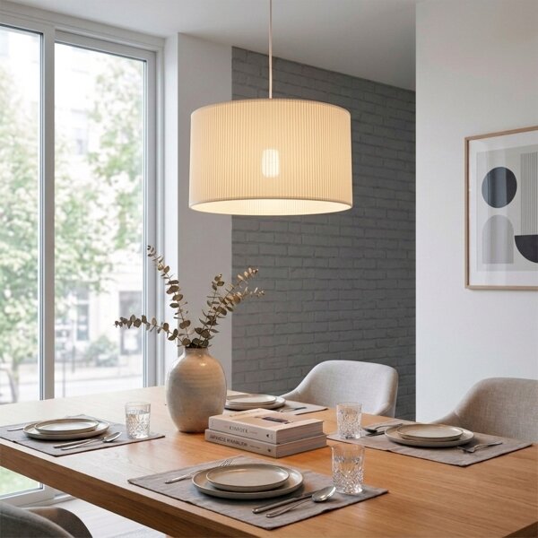 BRILAGI - Lustr na lanku SIRIJA MODERN 1xE27/60W/230V pr. 35 cm krémová