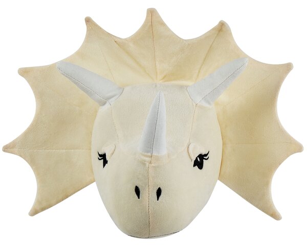 Nástěnná dekorace pro děti Dinosaurus REXX Bavlna 29 cm Světle béžová