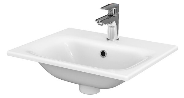 Cersanit Moduo SET, závěsná skříňka 50x40x57 cm + umyvadlo 50cm, antracitová matná, S801-471-DSM