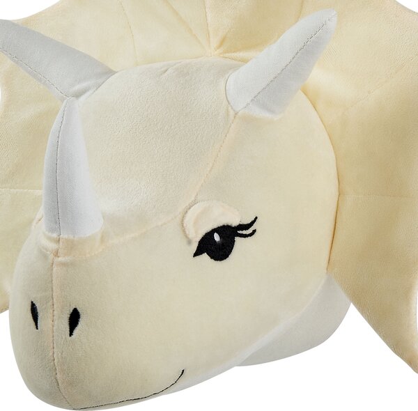 Nástěnná dekorace pro děti Dinosaurus REXX Bavlna 29 cm Světle béžová