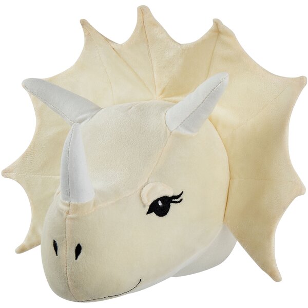 Nástěnná dekorace pro děti Dinosaurus REXX Bavlna 29 cm Světle béžová