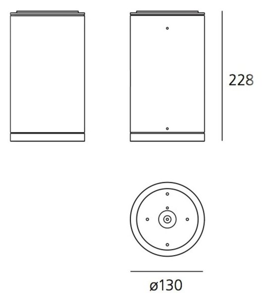 Artemide venkovní LED svítidlo Calumet 7,5 W 220-240 V 3000K