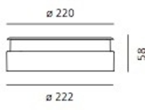 Artemide venkovní LED svítidlo Ego 220 Flat 14 W 3000K kruhové 38°