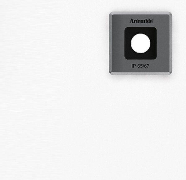 Artemide vestavné LED svítidlo Ego 55 Flat 1,2 W 3000K čtvercové IK10