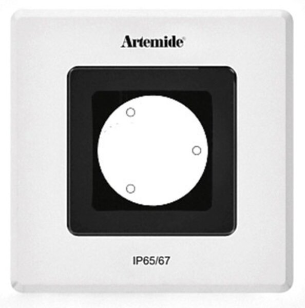 Artemide vestavné LED svítidlo Ego Flat 90 Square 3 W 3000K IK10