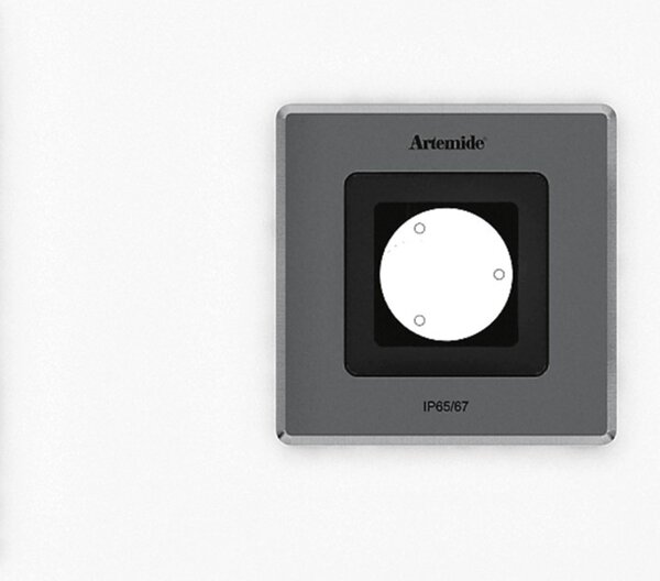 Artemide vestavné LED svítidlo Ego Flat 90 Square 3,2 W 3000K IK10