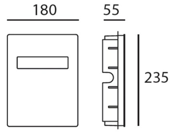 Artemide venkovní LED svítidlo Nuda Recessed 8 W 220-240 V 3000K zápustné