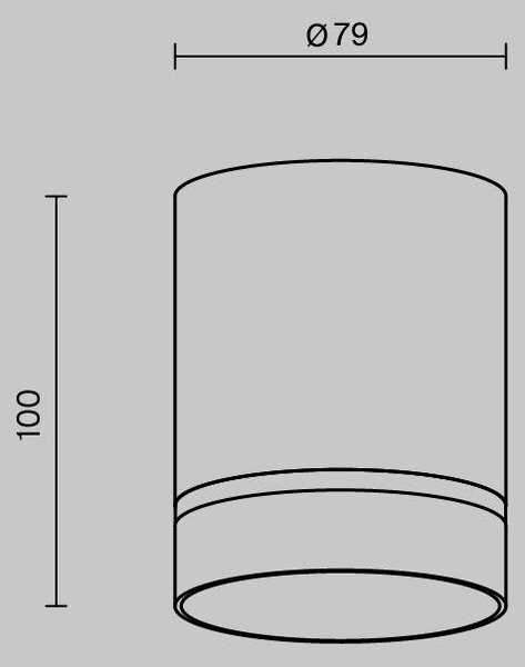 Stropní svítidlo C085CL-9W4K-B - MAYTONI