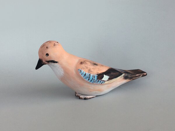 Ptáček dekorace - sojka obecná