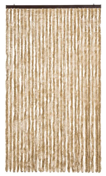 Závěs proti hmyzu béžový 118 x 220 cm Chenille