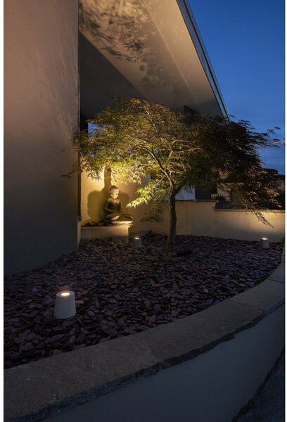 BIG WHITE SLV CONCRETO FL stojací lampa, kulatá GU10 šedá 10 W 1006408