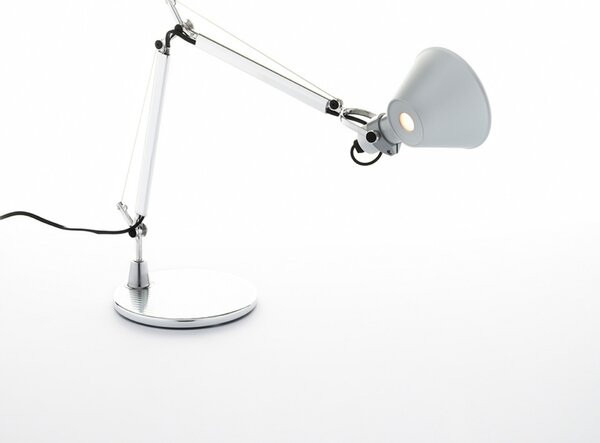 Artemide stolní lampa Tolomeo Micro E14 hliník