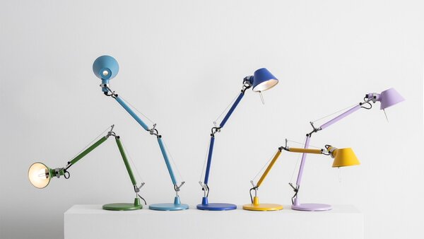Artemide stolní lampa Tolomeo Micro Gold E14 max 6 W zlatá