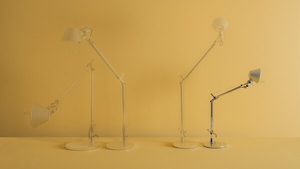 Artemide stolní lampa Tolomeo Micro Gold E14 max 6 W zlatá
