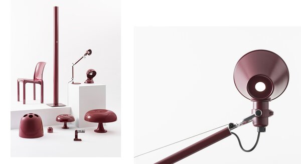 Artemide stolní lampa Tolomeo Micro Gold E14 max 6 W zlatá