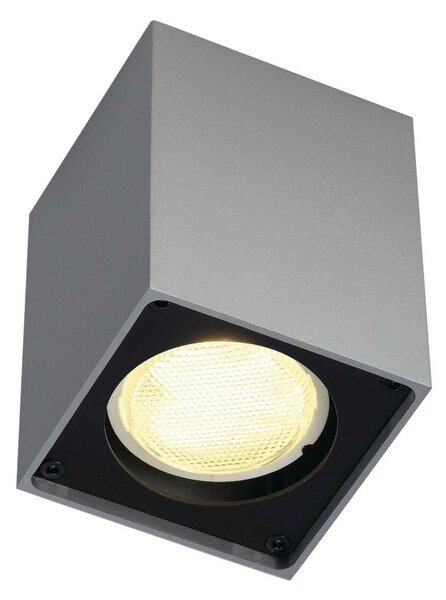 BIG WHITE SLV ALTRA DICE, stropní svítidlo, QPAR51, hranaté, stříbrošedé/černé, max. 35 W 151514