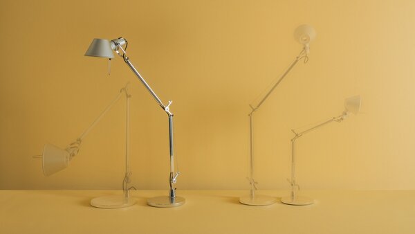 Artemide stolní/nástěnná lampa Tolomeo Mini 8 W E27 hliník bez podstavce