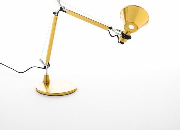 Artemide stolní lampa Tolomeo Micro Gold E14 max 6 W zlatá