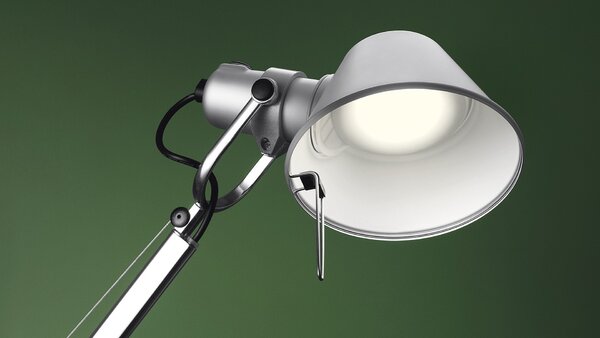 Artemide stolní LED lampa Tolomeo 10 W 3000K stmívatelná s čidlem přítomnosti bez podstavce