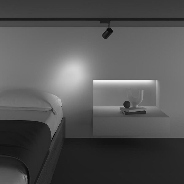 Maytoni Reflektorové LED svítidlo VUORO černé 6W pro 1F systém UNITY, v. 13 cm, 4000K nestmívatelné