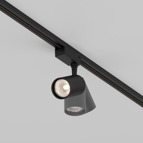 Maytoni Reflektorové LED svítidlo VUORO černé 10W pro 1F systém UNITY, v. 14,7 cm, 3000K nestmívatelné