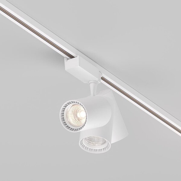 Maytoni Reflektorové LED svítidlo VUORO bílé 15W pro 1F systém UNITY, v. 16,5 cm, 3000K nestmívatelné