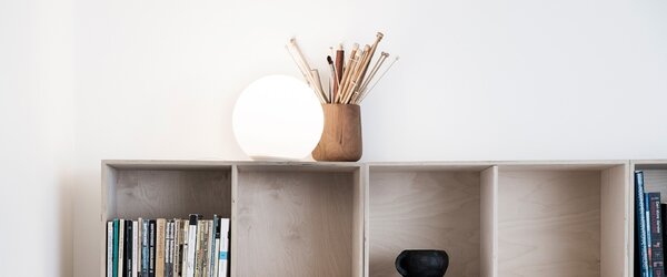 Artemide stolní lampa Dioscuri 25 E27 max 12 W stmívatelná