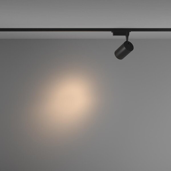 Maytoni Reflektorové LED svítidlo VUORO černé 15W pro 1F systém UNITY, v. 16,5 cm, 3000K nestmívatelné