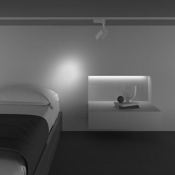 Maytoni Reflektorové LED svítidlo VUORO bílé 10W pro 1F systém UNITY, v. 14,7 cm, 4000K nestmívatelné