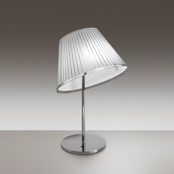 Artemide stolní lampa Choose E27 max 12 W bílá/chrom
