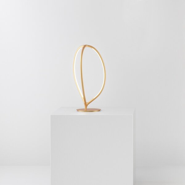 Artemide stolní lampa Arrival 17 W 3000K stmívatelná zlatá