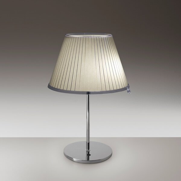 Artemide stolní lampa Choose E27 max 12 W Design Collection pergamen/chrom