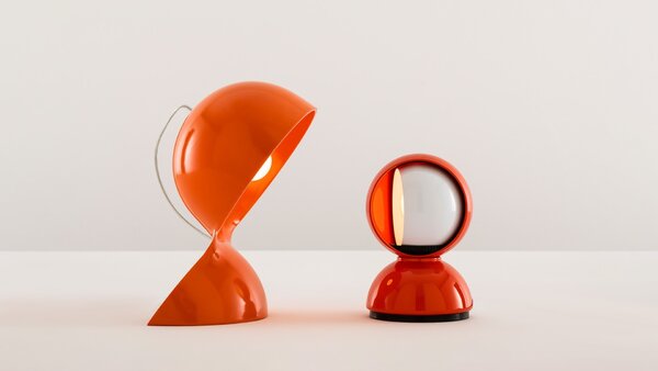Artemide stolní lampa Dalù Design Collection E14 max 6 W bílá