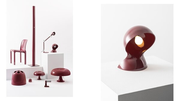 Artemide stolní lampa Dalù Design Collection E14 max 6 W bílá
