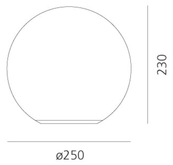 Artemide stolní lampa Dioscuri 25 E27 max 12 W stmívatelná