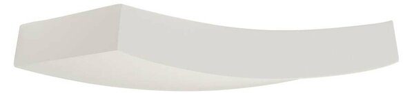 BIG WHITE SLV PLASTRA 102 CURVE, nástěnné svítidlo, bílá sádra, QT-DE12, max. 100 W 148012
