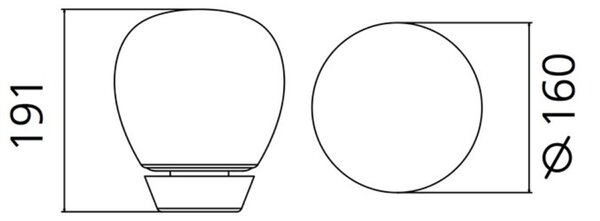 Artemide stolní lampa Empatia 16 LED 11 W 3000K stmívatelná