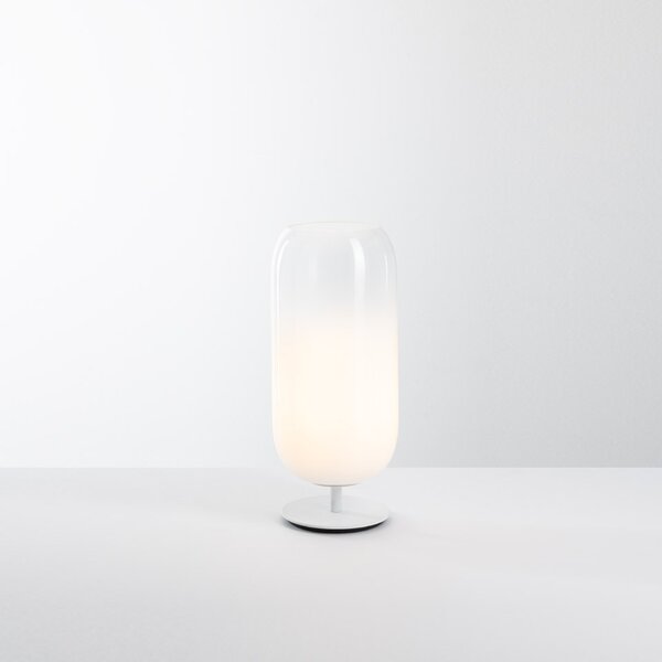 Artemide stolní lampa Gople Mini E14 5W Design Collection bílá