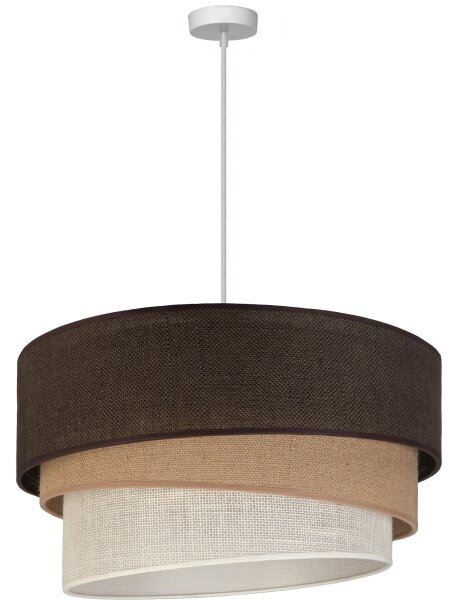 Brilagi - Lustr na lanku TRIO 3xE27/60W/230V pr. 60 cm hnědá/béžová/bílá