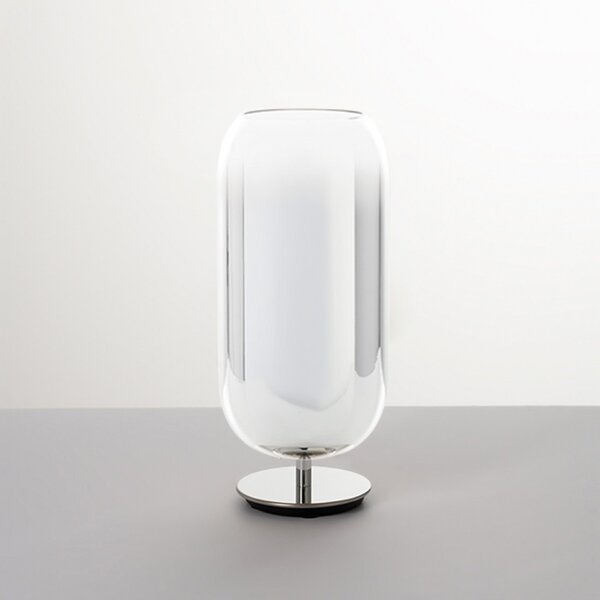 Artemide stolní lampa Gople E27 Design Collection 17 W stříbrná